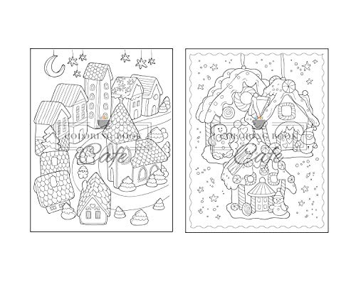 100 Christmas Scenes: An Adult Coloring Book Featuring 100 Fun, Easy and Relaxing Christmas Coloring Pages (Christmas Coloring Books)