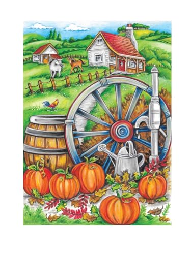 Creative Haven Autumn Scenes Coloring Book (Adult Coloring Books: Seasons)