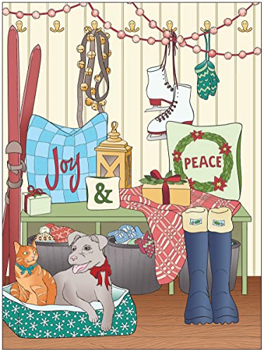 Creative Haven Cozy Christmas Coloring Book (Adult Coloring Books: Christmas)