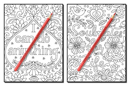 Live Your Dreams: An Adult Coloring Book with Fun Inspirational Quotes, Adorable Kawaii Doodles, and Positive Affirmations for Relaxation