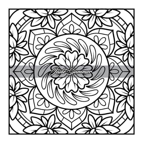 100 Mini Mandalas: A Mandala Coloring Book for Adults and Kids with Easy, Cute, and Tiny Designs for Stress Relief and Relaxation