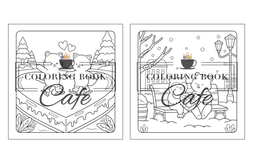 Paws & Hearts: Coloring Book for Adults & Teens Featuring Cozy Love Scenes with Adorable Animal Characters