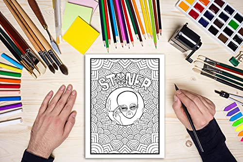 Stoner Coloring Book for Adults