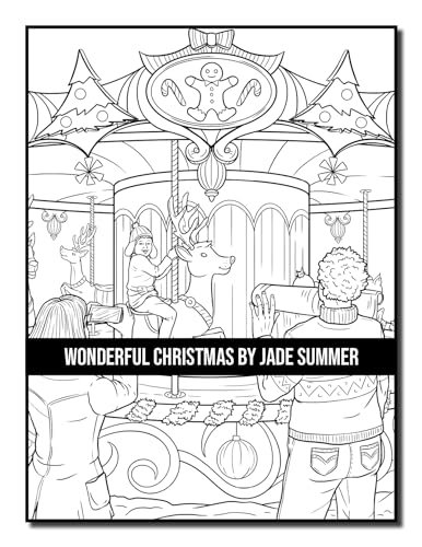 Wonderful Christmas: An Adult Coloring Book with Charming Christmas Scenes and Winter Holiday Fun (Christmas Coloring Books)