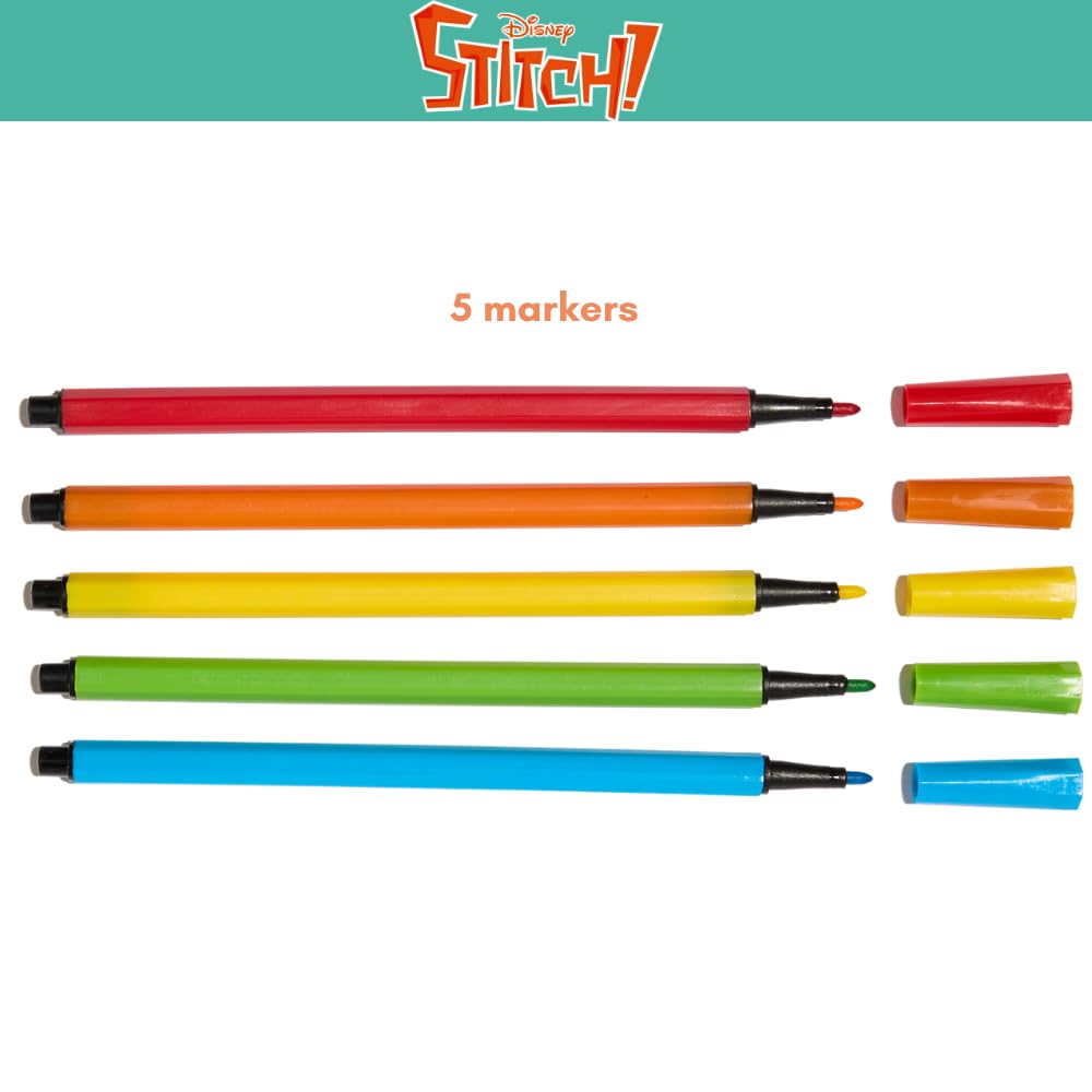 Minecraft Sketchbook Set, 5 Washable Markers, Spiral Bound, 86 Blank Pages