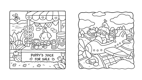 Adorable petit monde - Coco wyo - Livre de coloriage Cozy cuties - Cosy colo