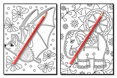 Animals for Beginners: An Adult Coloring Book with Fun, Easy, and Relaxing Coloring Pages
