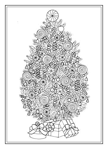 Creative Haven Christmas Trees Coloring Book (Adult Coloring Books: Christmas)