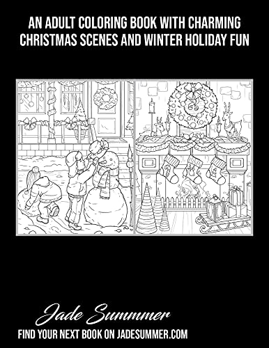 Wonderful Christmas: An Adult Coloring Book with Charming Christmas Scenes and Winter Holiday Fun (Christmas Coloring Books)