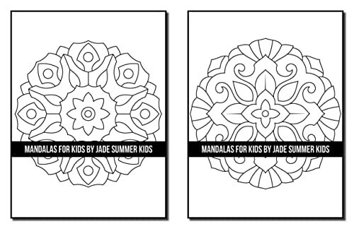Mandala Coloring Book: For Kids with Fun, Easy, and Relaxing Mandalas for Boys and Girls