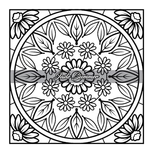 100 Mini Mandalas: A Mandala Coloring Book for Adults and Kids with Easy, Cute, and Tiny Designs for Stress Relief and Relaxation