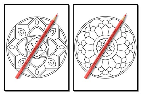 Mandalas for Beginners: An Adult Coloring Book with Fun, Easy, and Relaxing Coloring Pages (Easy Coloring Books)