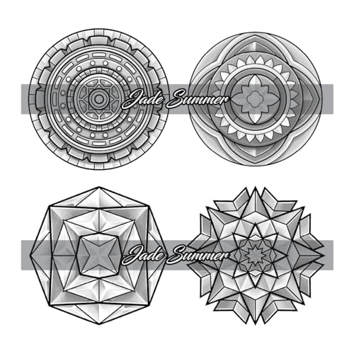 100 Mini Mandalas: A Mandala Coloring Book for Adults and Kids with Easy, Cute, and Tiny Designs for Stress Relief and Relaxation