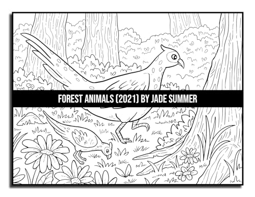 Forest Animals: An Adult Coloring Book with 50 Adorable Images of Woodland Creatures, Beautiful Flowers, Nature Scenes, and More!