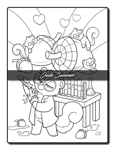 Tiny Animals Coloring Book: For Adults with Hilarious Scenes for Fun and Relaxation (Cute Animal Coloring Books)