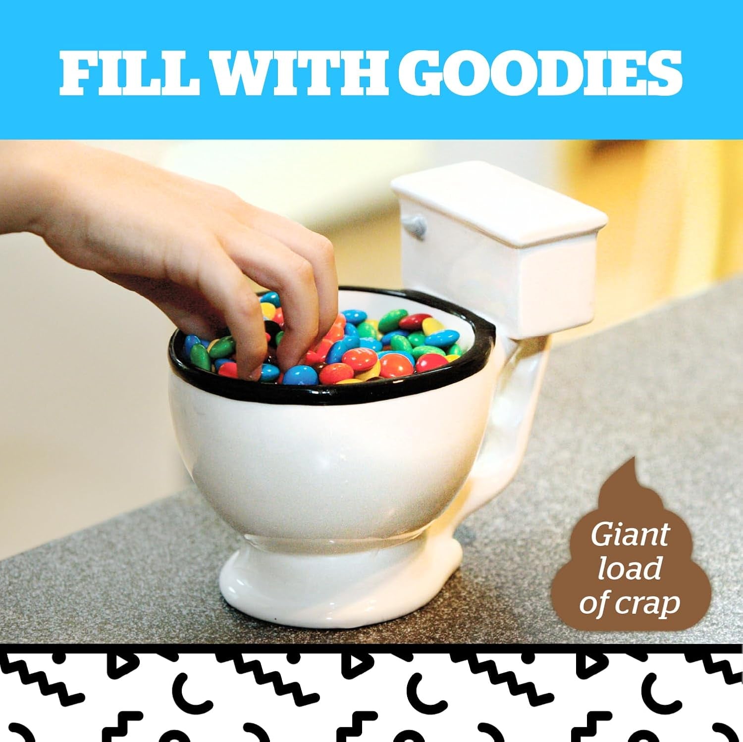 Funny Toilet Mug – Novelty Ceramic Coffee Cup, 12oz