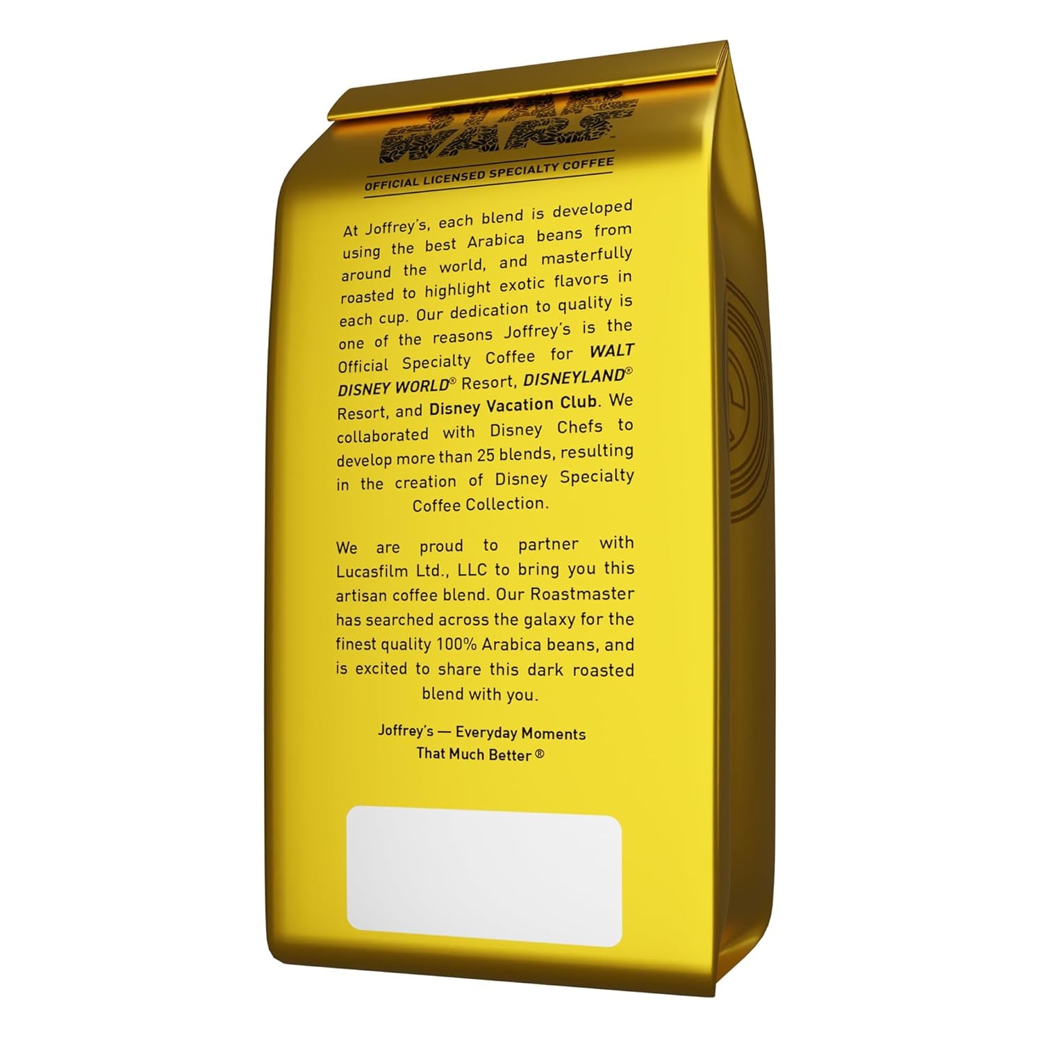 Joffrey's STAR WARS™ C-3PO Artisan Medium Roast Coffee - Creamy & Smooth Ground Brew (11oz)