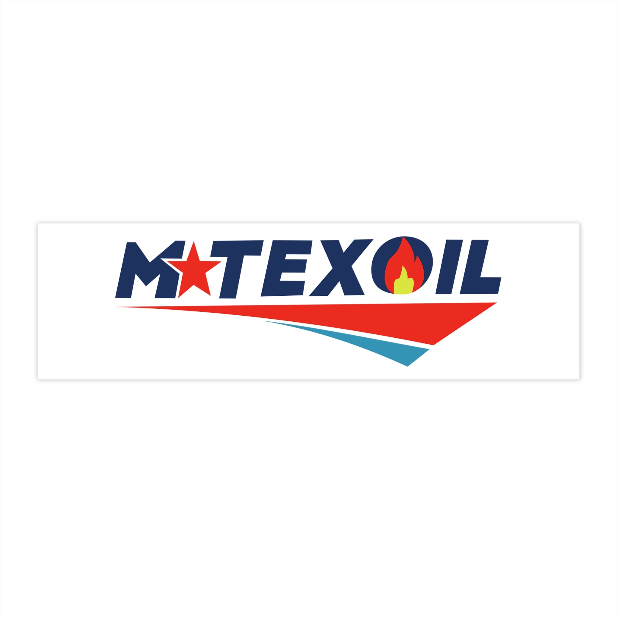 MTEX OIL Bumper Sticker, Weatherproof Vinyl Decal, 3 Sizes