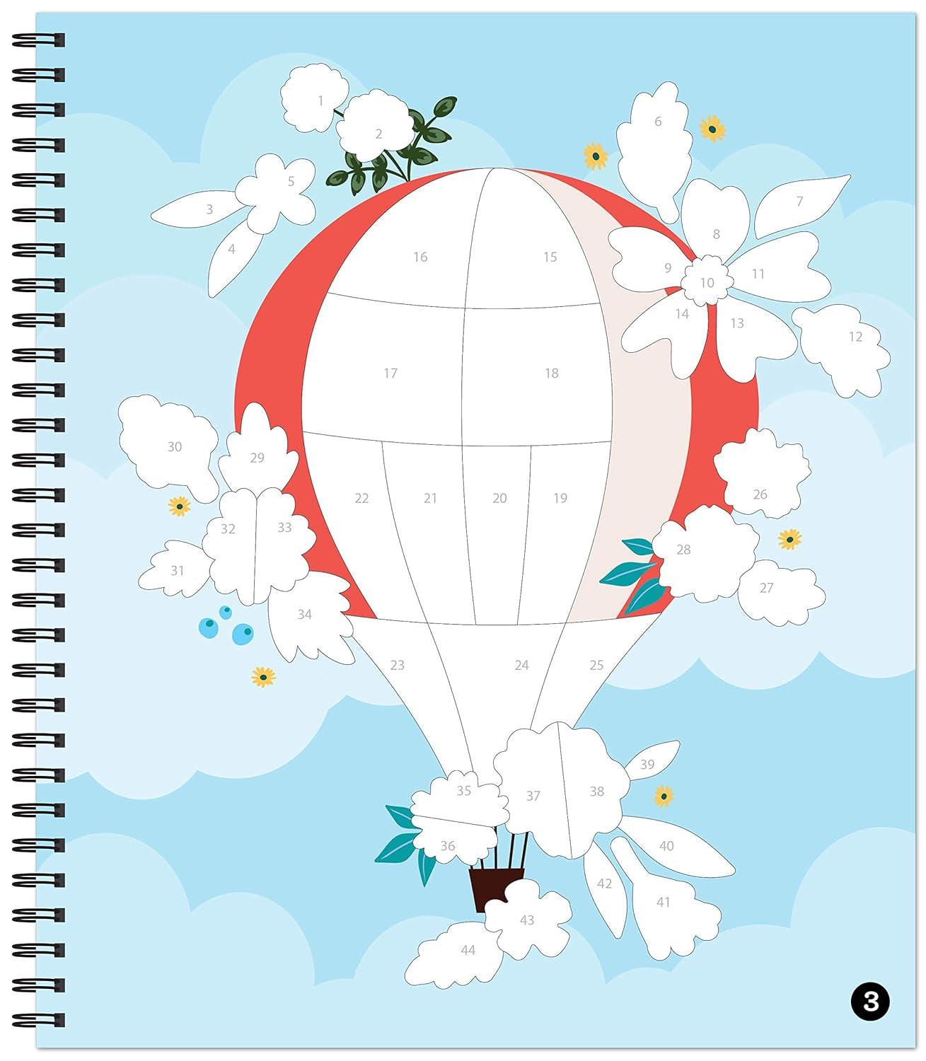 Brain Games - Sticker by Number: Garden Blooms