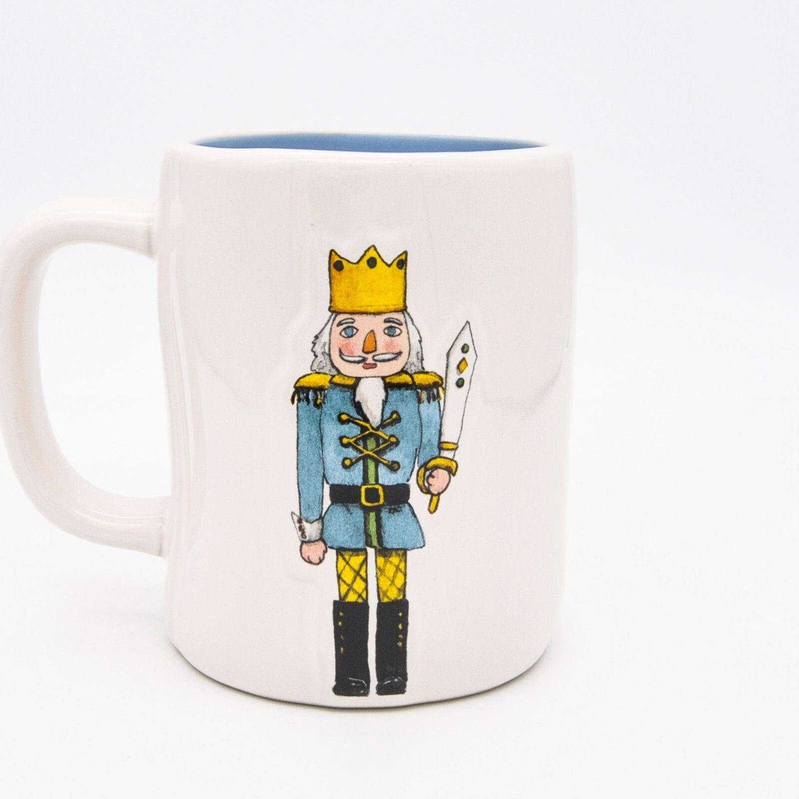 Rae Dunn Christmas Mug I'm A Little Nutty, Nutcracker Double-Sided 16oz Cup