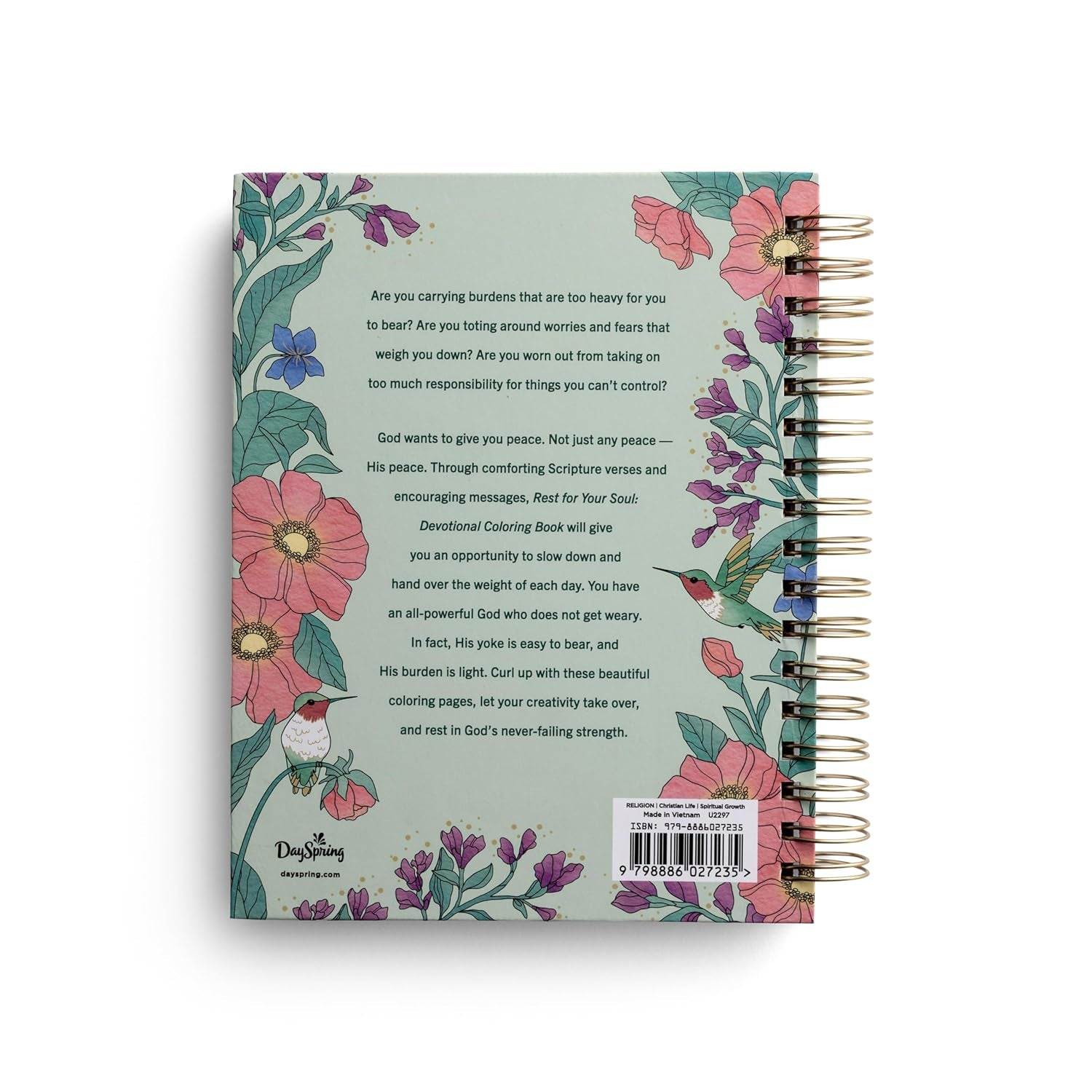 Rest for Your Soul: Devotional Coloring Book