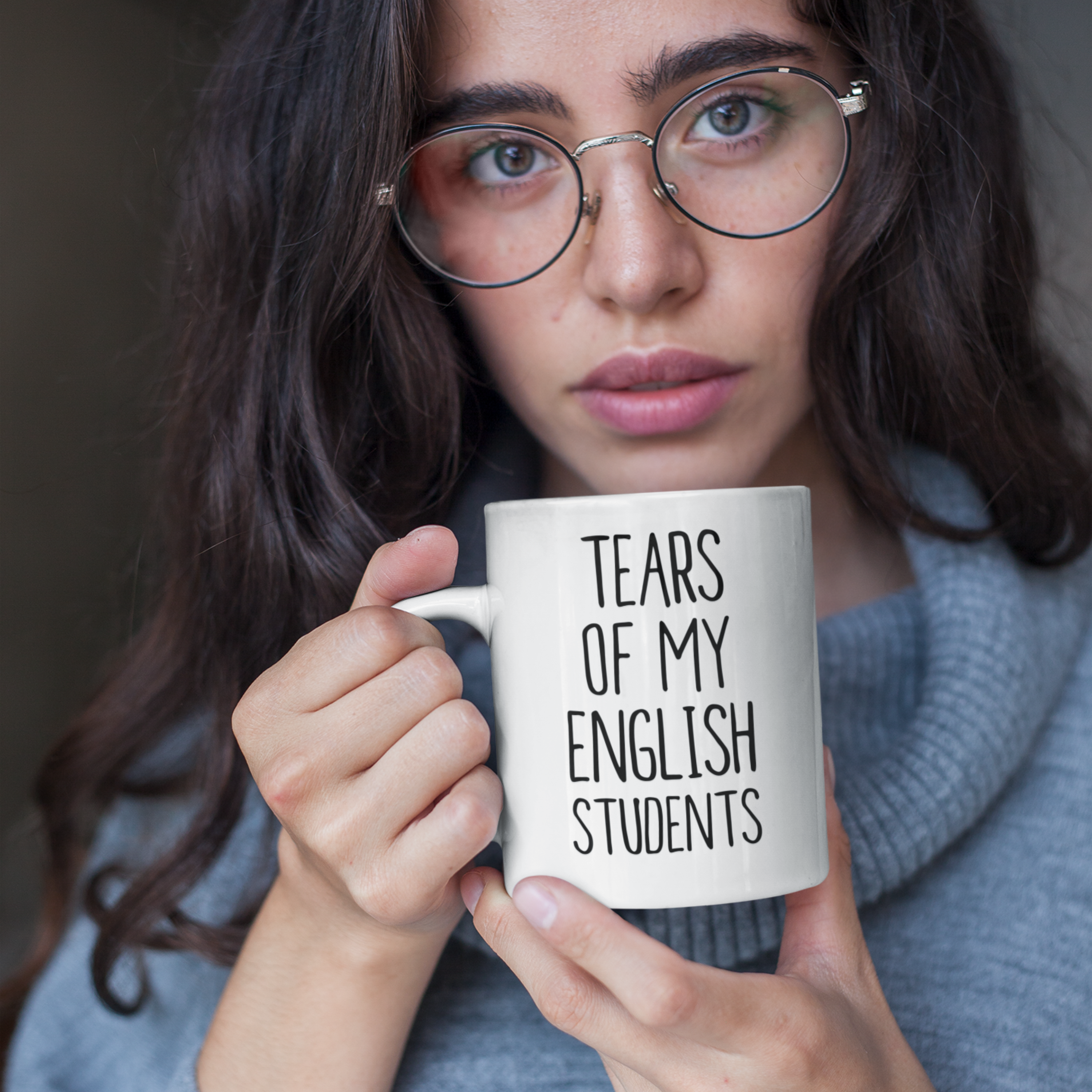 Funny Teacher Mug - "Tears Of My English Students" - 11Oz Or 15Oz Ceramic Coffee Cup