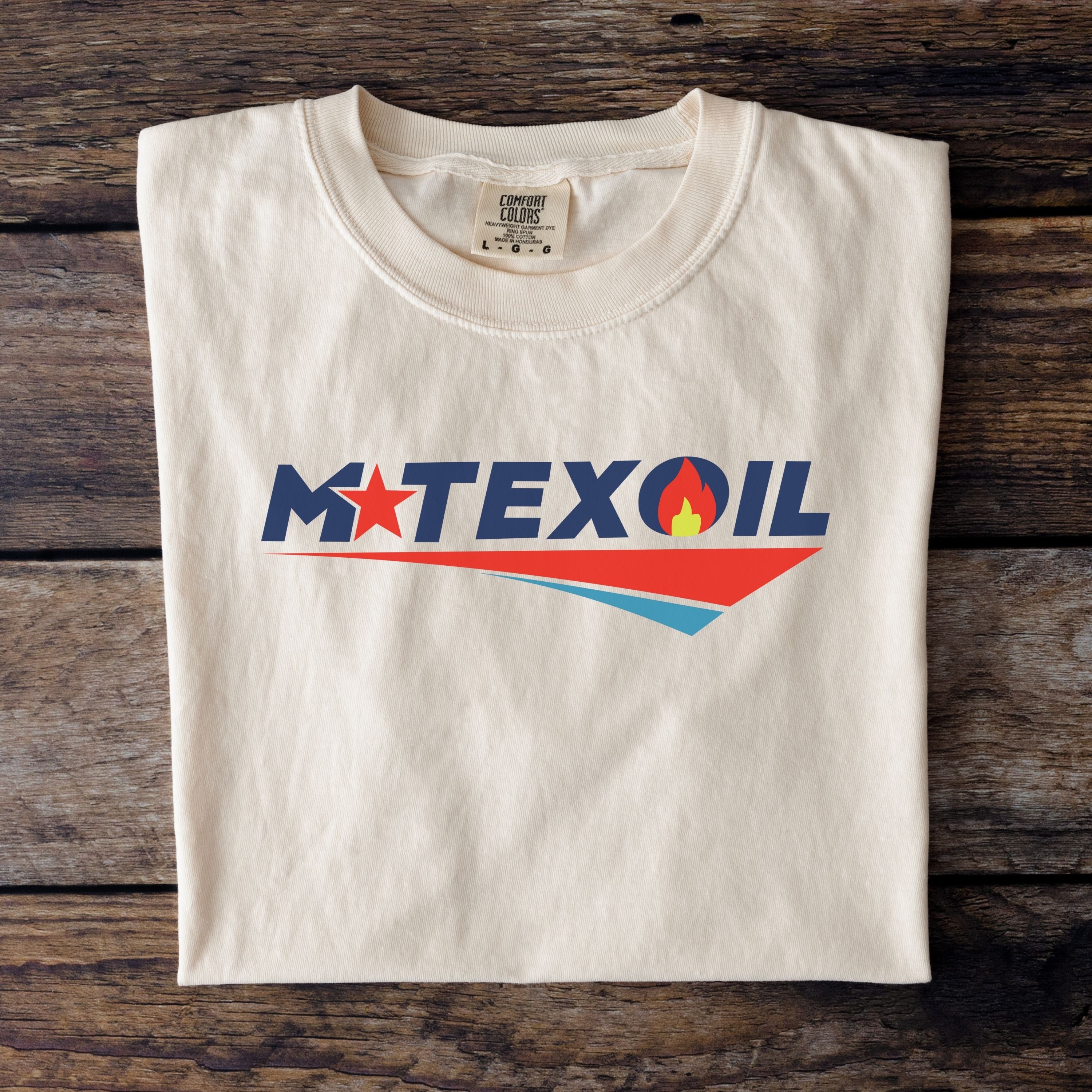 MTEX Oil Shirt, Comfort Colors 1717 Oilfield Style T Shirt