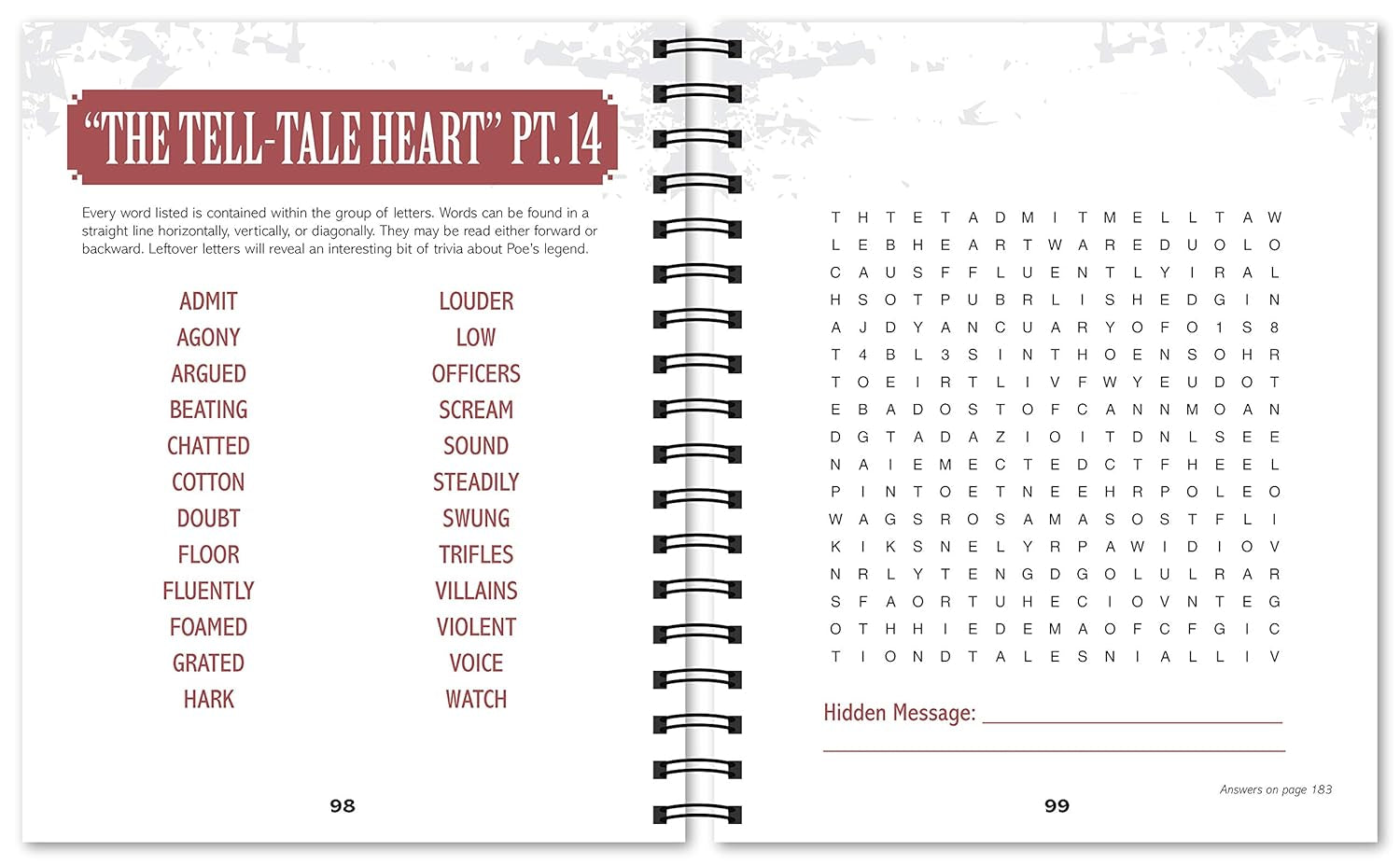 Brain Games - Poe Word Search: Find Answers in the Mysterious World of Edgar Allan Poe