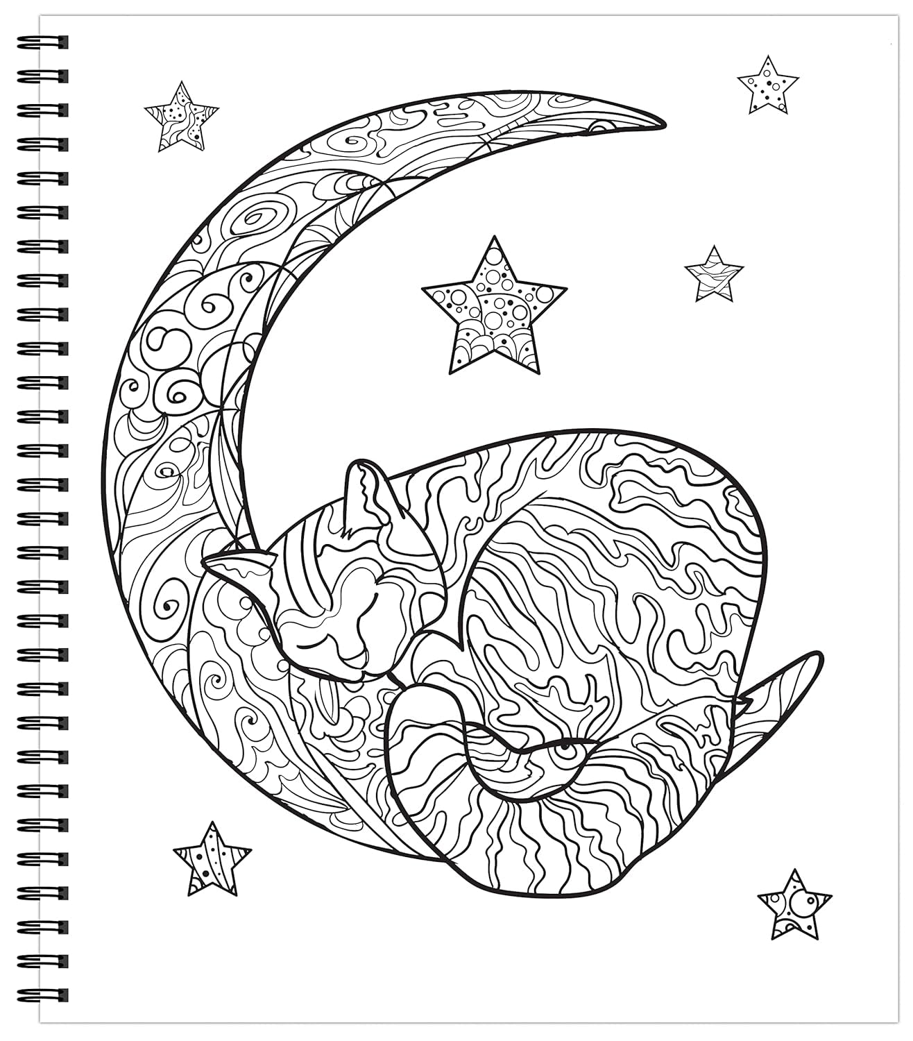 Large Print Easy Color & Frame - Cats (Stress Free Coloring Book)