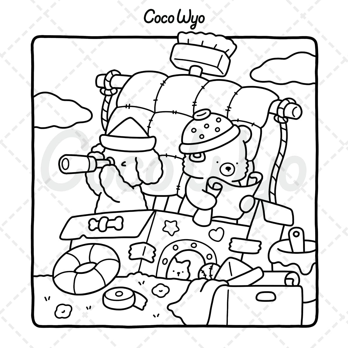 Little Cuddles: Coloring Book for Adults and Teens Featuring Cute Animal Friends for Relaxation