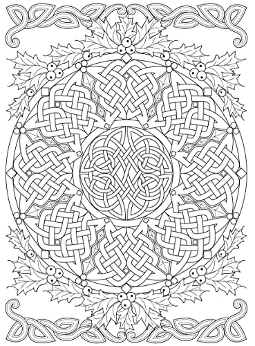 Creative Haven Celtic Christmas Coloring Book (Adult Coloring Books: Christmas)