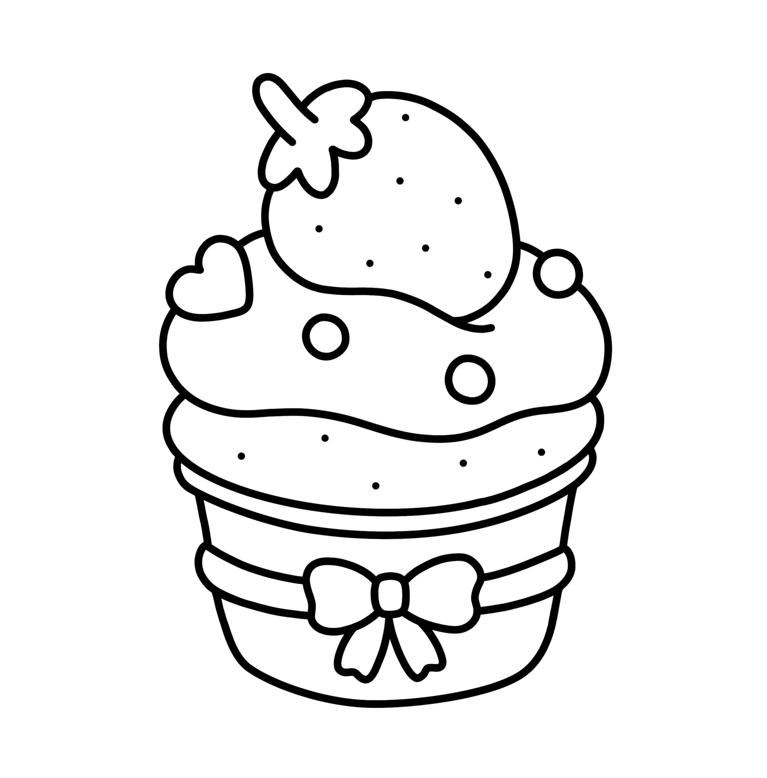 Easy: Cute & Simple Coloring Book for Adults and Kids