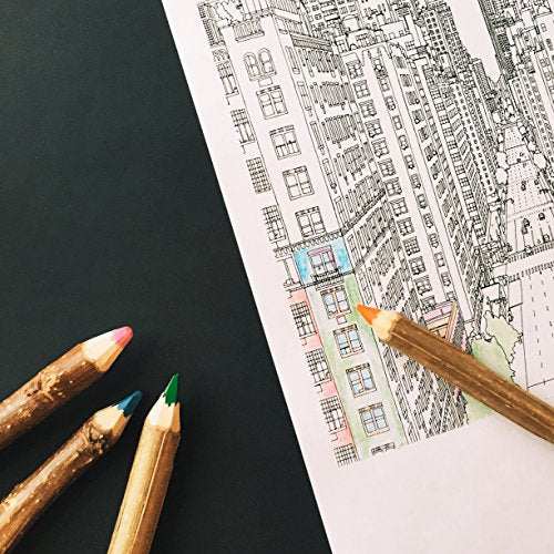 Fantastic Cities: A Coloring Book of Amazing Places Real and Imagined