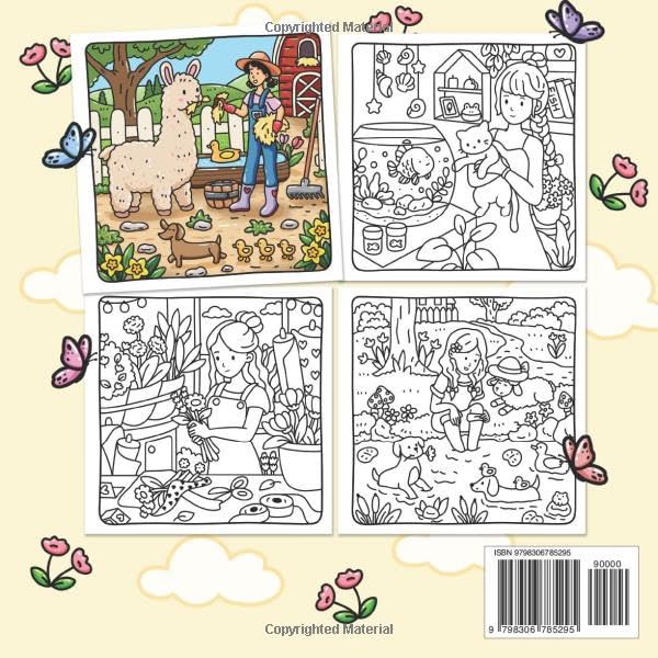 Cozy Girl Life: Cute Coloring Book for Adults & Teens Featuring Adorable Moments, Everyday Activities, and Sweet Nature Scenes (Cozy Girl Series)
