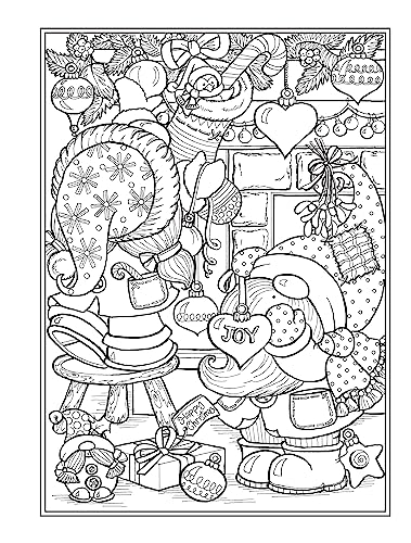 Creative Haven Christmas Gnomes Coloring Book (Adult Coloring Books: Christmas)
