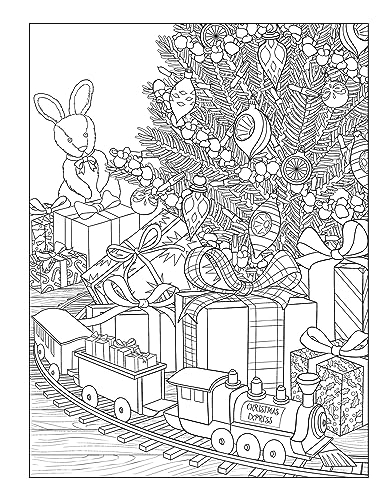 Creative Haven Cozy Christmas Coloring Book (Adult Coloring Books: Christmas)