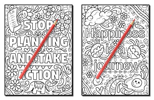 Dreams Come True: An Adult Coloring Book with Fun Inspirational Quotes, Adorable Kawaii Doodles, and Positive Affirmations for Relaxation