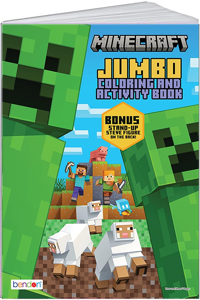 Minecraft Coloring Book | Minecraft Activity Book | Mine Craft Jumbo Coloring Books | Minecraft Pixel Art Coloring Book | Video Game Coloring Books | 80 Pages | Officially Licensed
