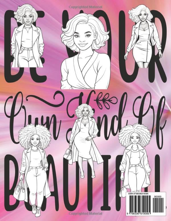 BLACK WOMEN COLORING BOOK