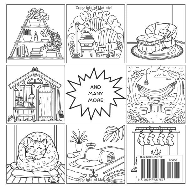 Hygge Place: A Comfy Coloring Journey: Find Peace and Joy in Every Page