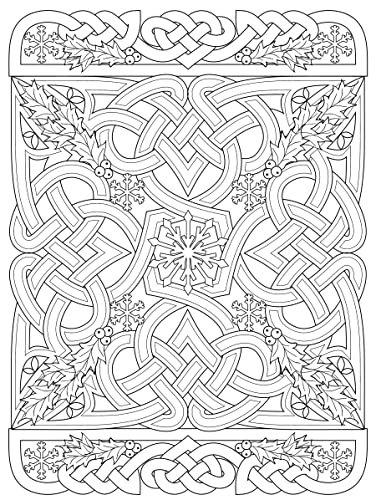 Creative Haven Celtic Christmas Coloring Book (Adult Coloring Books: Christmas)