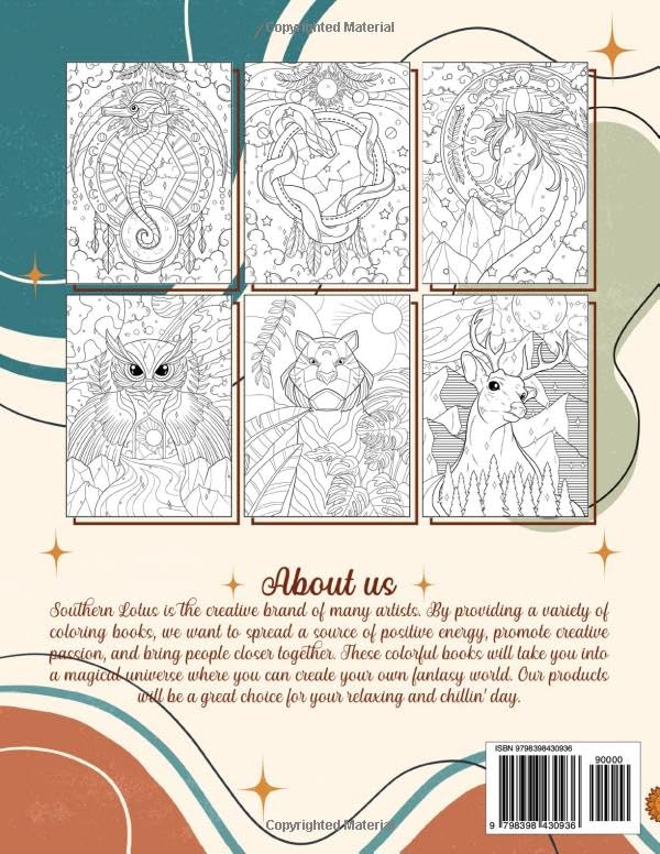 Animals Minimalist Art Coloring Book: Featuring Aesthetic Designs and Simple Illustrations of Animals, Beautiful Wildlife Drawings for Adults Provide Relaxation and Stress Relief