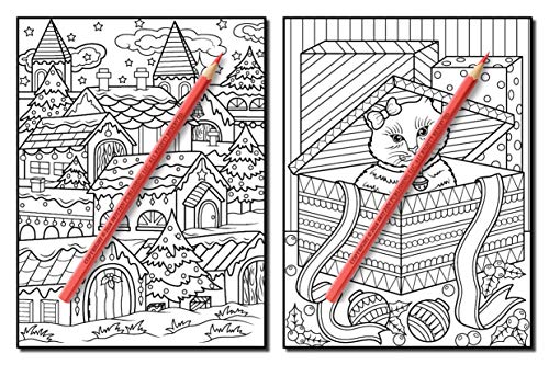 Christmas Coloring Book: An Adult Coloring Book with Fun, Easy, and Relaxing Designs (Volume 2)