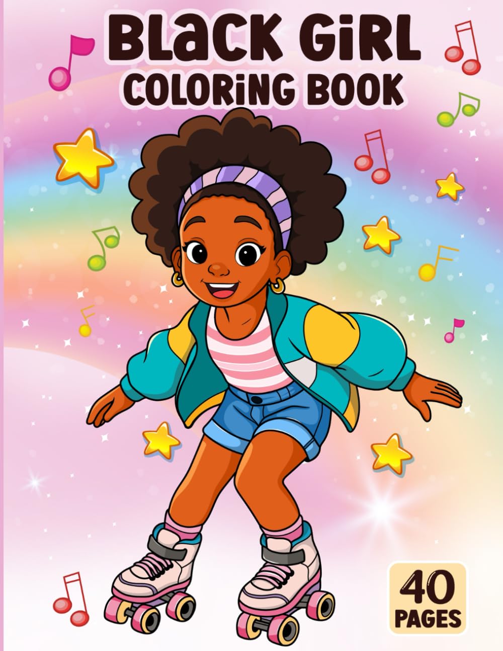 Black Girls Coloring Book for Kids: Coloring Pages For Beautiful Black Girls with that doing different Activities, Funny coloring book for Afro girls, kids, Youth , women, teens
