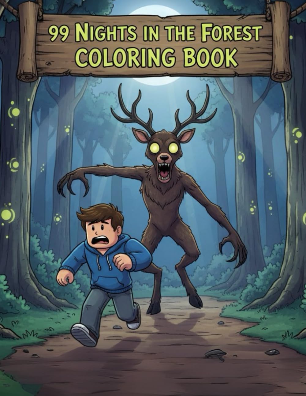 99 NIGHTS IN THE FOREST COLORING BOOK