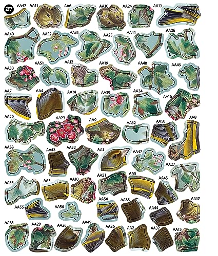 Brain Games - Sticker by Number - Vintage: Birds (28 Images to Sticker)