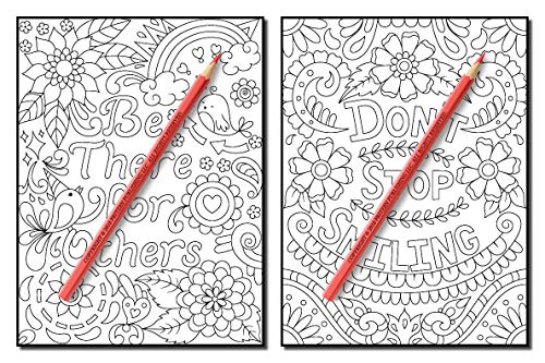 Live Your Dreams: An Adult Coloring Book with Fun Inspirational Quotes, Adorable Kawaii Doodles, and Positive Affirmations for Relaxation