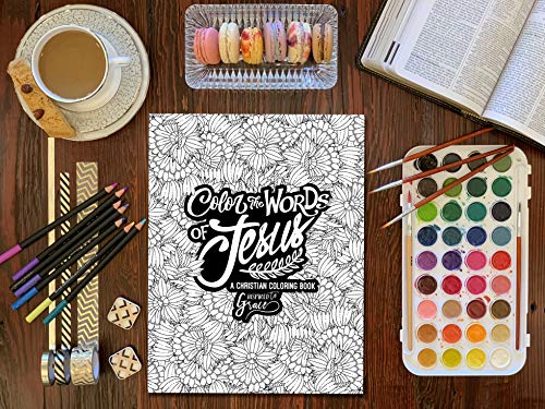 Color the Words of Jesus: A Christian Coloring Book