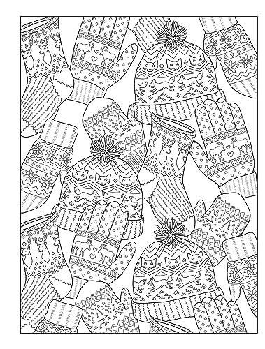 Creative Haven Cozy Christmas Coloring Book (Adult Coloring Books: Christmas)