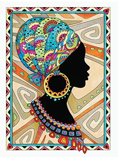 Creative Haven African Glamour Coloring Book (Adult Coloring Books: World & Travel)